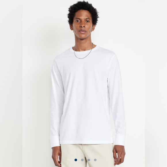 🆕 3-Pack Old Navy Men’s Rotation Crew Neck Long Sleeve T-Shirt White XLarge XL - Picture 4 of 14